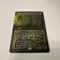 MTG: Signed By Artist - Enlightened Tutor (Borderless) LP Foil - RKF Spotlight - Image 2