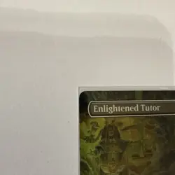 MTG: Signed By Artist - Enlightened Tutor (Borderless) LP Foil - RKF Spotlight - Image 3