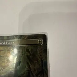 MTG: Signed By Artist - Enlightened Tutor (Borderless) LP Foil - RKF Spotlight - Image 4