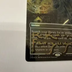 MTG: Signed By Artist - Enlightened Tutor (Borderless) LP Foil - RKF Spotlight - Image 5