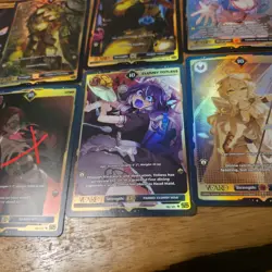 VCard Lot Of 12 Foil Rare + Ultra Rare 1st Edition Divine Chaos Gamersupps Cards - Image 2