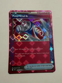 NM Poke Vital A 062/064 Ace Spec Shrouded Fable Pokemon card English - Image 2