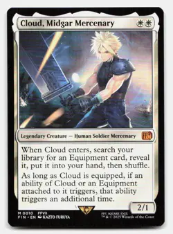 FINAL FANTASY #10 Cloud, Midgar Mercenary - Image 1