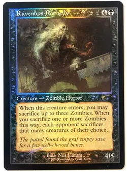 MTG Ravenous Rotbelly RETRO FRAME FOIL Secret Lair Drop 849 NM - Image 1