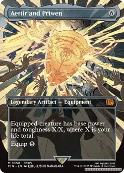 Aettir and Priwen (Borderless) [FIN - 350] - NM [Normal] TCG MTG - Image 1
