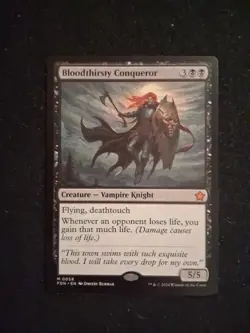 Magic The Gathering - Foundations #0058 Bloodthirsty Conqueror - Image 1