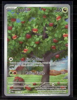 Pokemon 2024 Twilight Masquerade Applin #185/167 - Image 1