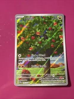 Applin 185/167 Full Art NM/M Twilight Masquerade Pokemon Card - Image 1