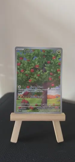 Pokemon TCG | Applin 185/167 Illustration Rare | S&V 6 Twilight Masquerade | NM - Image 1