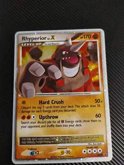 Rhyperior LV.X - DP29 - Pokemon Promo Diamond & Pearl Ultra Rare Card LP - Image 1