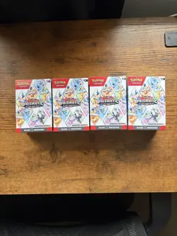 Pokemon TCG Scarlet & Violet Prismatic Evolutions Booster Bundle Box - Lot of 4 - Image 1