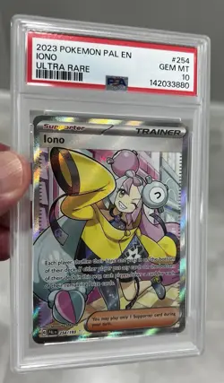 2023 Pokemon | Paldea Evolved Iono 254 | Full Art Ultra Rare | PSA 10 Gem Mint - Image 3