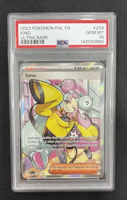 2023 Pokemon | Paldea Evolved Iono 254 | Full Art Ultra Rare | PSA 10 Gem Mint - Image 4