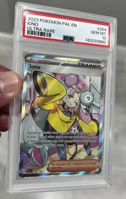 2023 Pokemon | Paldea Evolved Iono 254 | Full Art Ultra Rare | PSA 10 Gem Mint - Image 5