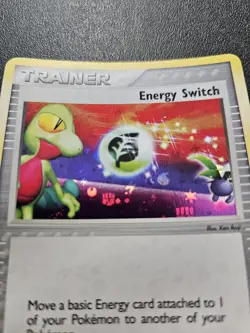 Pokemon FireRed LeafGreen Energy Switch Reverse Holo 90/112 NEAR MINT - Image 2
