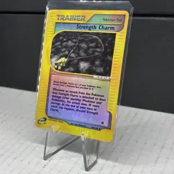 Strength Charm 150/165 Expedition Base Set Reverse Holo 2002 Pokemon TCG MP Nice - Image 3