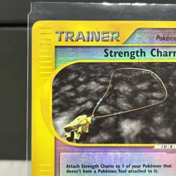 Strength Charm 150/165 Expedition Base Set Reverse Holo 2002 Pokemon TCG MP Nice - Image 5