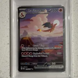 Pokemon Charizard ex 199/165 Special Illustration Rare 2023 PSA 9 - Image 4
