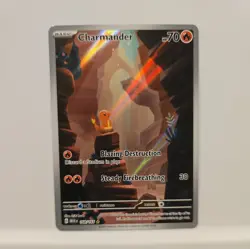 Pokemon TCG Charmander 168/165 Sv: Scarlet & Violet 151 Illustration Rare Holo … - Image 1