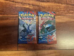 Pokemon XY Base Set Booster Pack x2 Sealed Venusaur & Xerneas - Image 1