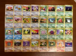 Jungle Japanese Pokemon Card Normal Complete Set LP HP - Image 1