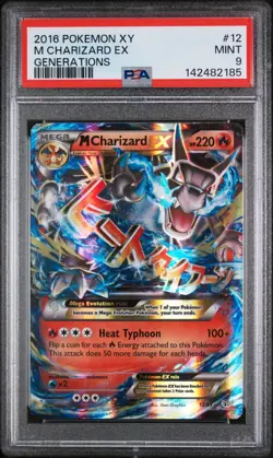 Pokemon Generations M Charizard EX 12 PSA 9 - Image 1