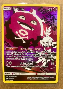 Koffing (Secret) 243/236 Sm-Cosmic Eclipse Holo - Pokemon TCG - Image 1