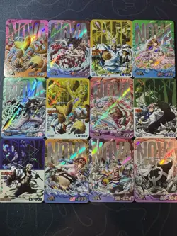 One Piece Set of 12 Collectible Character Anime SSR SR Magazine Foiled Cards CCG - Image 1