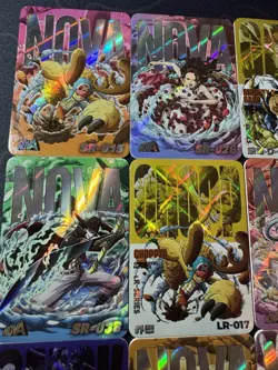 One Piece Set of 12 Collectible Character Anime SSR SR Magazine Foiled Cards CCG - Image 2