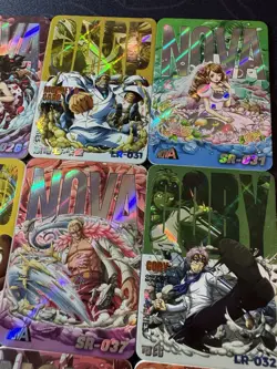 One Piece Set of 12 Collectible Character Anime SSR SR Magazine Foiled Cards CCG - Image 3