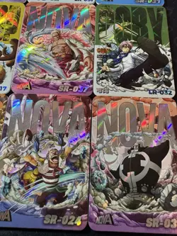 One Piece Set of 12 Collectible Character Anime SSR SR Magazine Foiled Cards CCG - Image 4