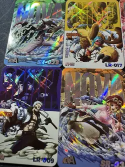 One Piece Set of 12 Collectible Character Anime SSR SR Magazine Foiled Cards CCG - Image 5