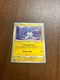 Pokemon TCG Bahasa Indonesia Language Minun Toys Kingdom Promo 236/S-P - Image 1