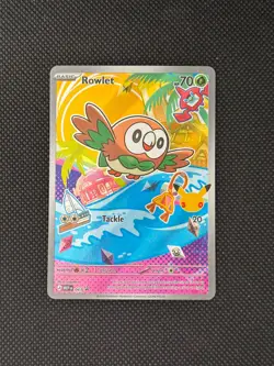 POKEMON - ROWLET MEP 043 - PROMO - FIRST PARTNER ILLUSTRATION - Image 1