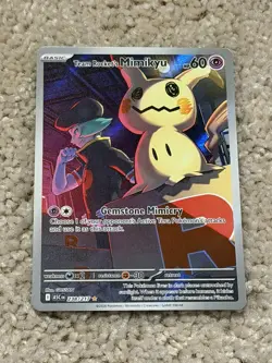 Team Rocket's Mimikyu 238/217 (Illustration Rare) Ascended Heroes NM Pokemon TCG - Image 1