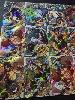 One Piece Set of 18 Collectible Character Anime SSR SR Cards CCG Luffy Nami - Image 2