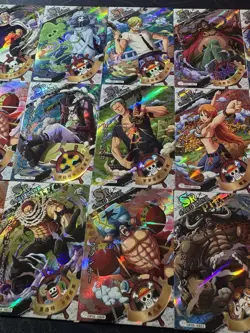 One Piece Set of 18 Collectible Character Anime SSR SR Cards CCG Luffy Nami - Image 3