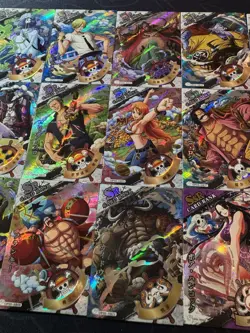 One Piece Set of 18 Collectible Character Anime SSR SR Cards CCG Luffy Nami - Image 4