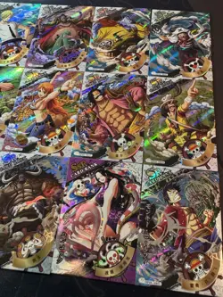 One Piece Set of 18 Collectible Character Anime SSR SR Cards CCG Luffy Nami - Image 5