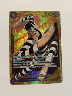 One Piece TCG Mr.2 Bon Kurei (Bentham) EB01-061 SEC PRB02 Secret Rare English - Image 1