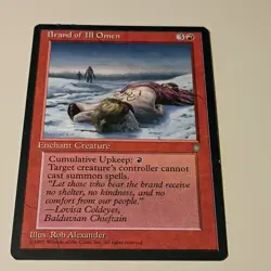 Magic: The Gathering Vintage Red Black Lot - Fireblast, Swamp, 15 Cards - Image 3