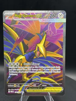 Mega Skarmory ex Ultra Rare Full Art 106/088 Pokemon Perfect Order Card NM - Image 1