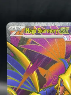 Mega Skarmory ex Ultra Rare Full Art 106/088 Pokemon Perfect Order Card NM - Image 2