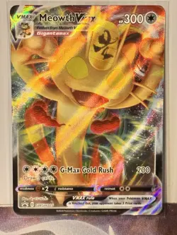 Meowth VMAX SWSH005 SWSH: Sword & Shield Promo Cards Holo - Image 1