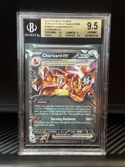 POKEMON TCG CHARIZARD EX #196 BGS 9.5 GEM MINT BLACK STAR PROMO!!! HOLO - Image 1