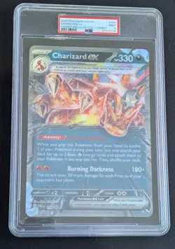 Charizard ex SVP 196 Lenticular Jumbo - PSA 9 - Graded Pokemon Card - 054/091 - Image 1