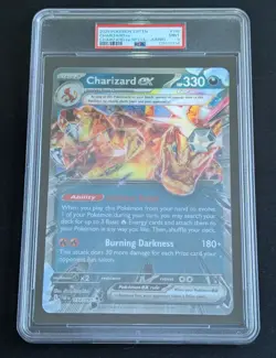 Charizard ex SVP 196 Lenticular Jumbo - PSA 9 - Graded Pokemon Card - 054/091 - Image 4