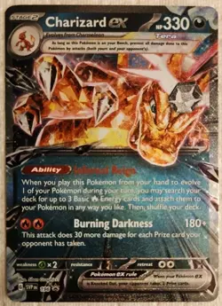 Charizard EX 196 Black Star Promo NM Pokemon - Image 1