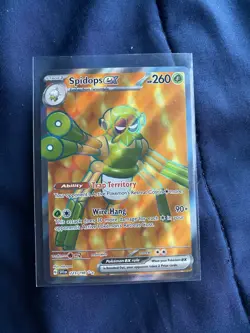 Pokemon Spidops EX 223/198 Scarlet & Violet Ultra Rare Full Art (English) NM - Image 1
