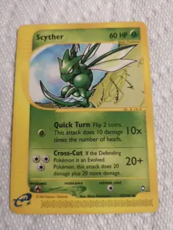Scyther 57/147 Non Holo Uncommon Pokemon [Aquapolis Set] | Vintage - Image 1